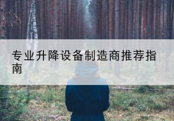 大祥电动剪叉升降平台厂家-专业升降设备制造商推荐指南